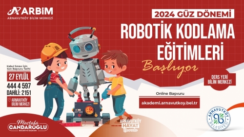 Geleceğin Mucitleri Arnavutköy’de Yetişiyor… Robotik Kodlama Kursu Başlıyor