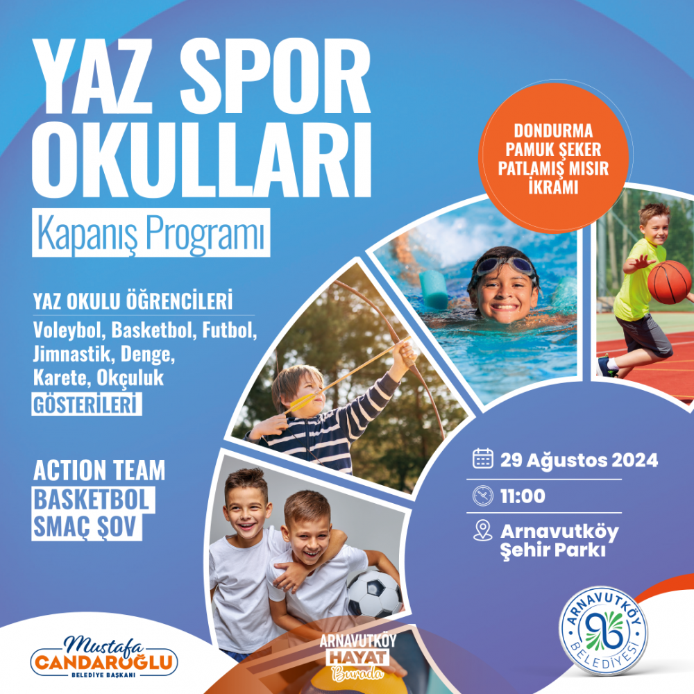 Yaz Spor Okulları Kapanış Programı