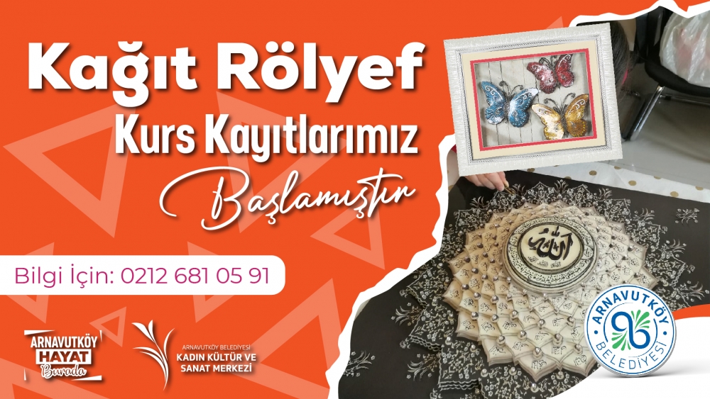 Kağıt Rölyef Kursu